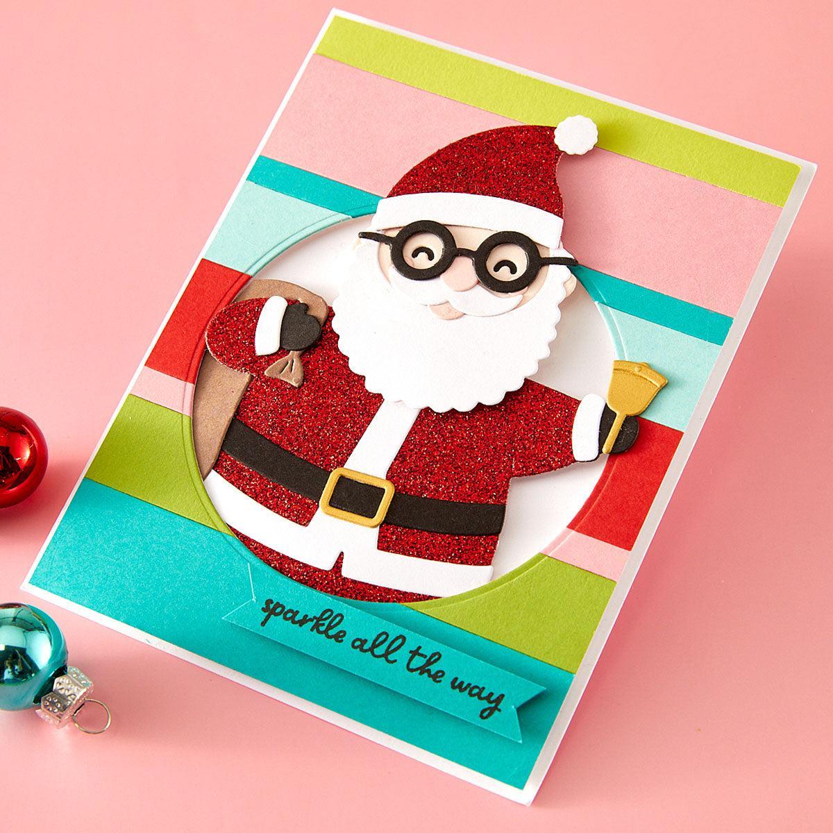 Spellbinders - Spectacular Christmas Collection - Dies - Spectacular Santa-ScrapbookPal
