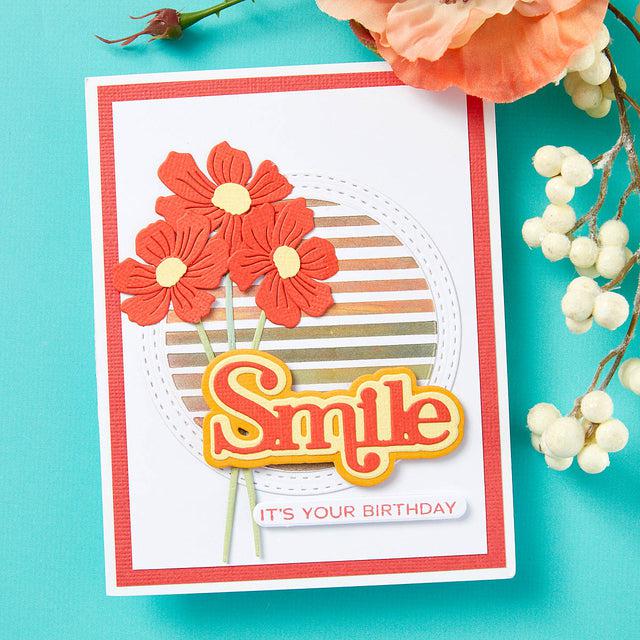 Spellbinders - Spotlight Frames and Florals Collection - Dies - Layered Anemone-ScrapbookPal