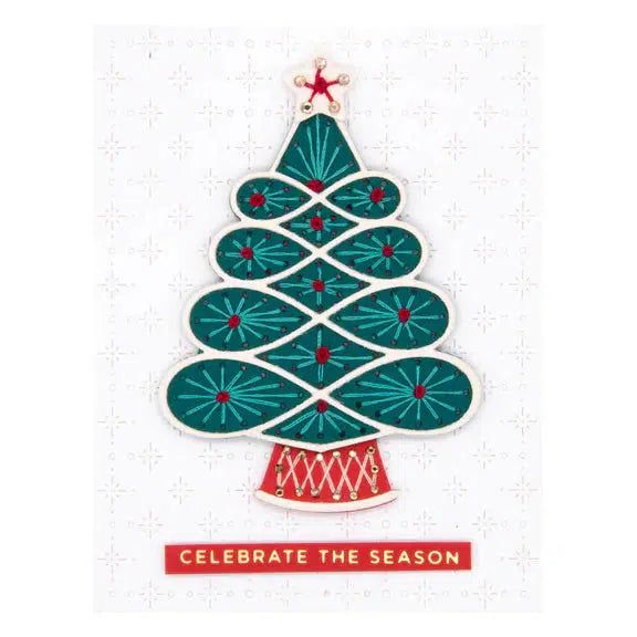 Spellbinders - Stitched for Christmas Collection - Dies - Stitched Christmas Tree-ScrapbookPal