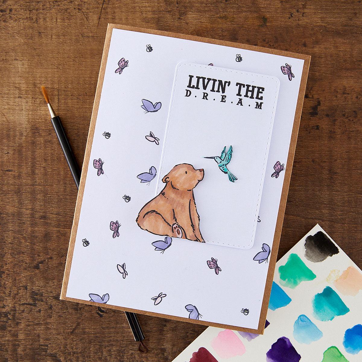 Spellbinders - Storybook Illustrations Collection - Clear Stamps - Words for the Wild-ScrapbookPal