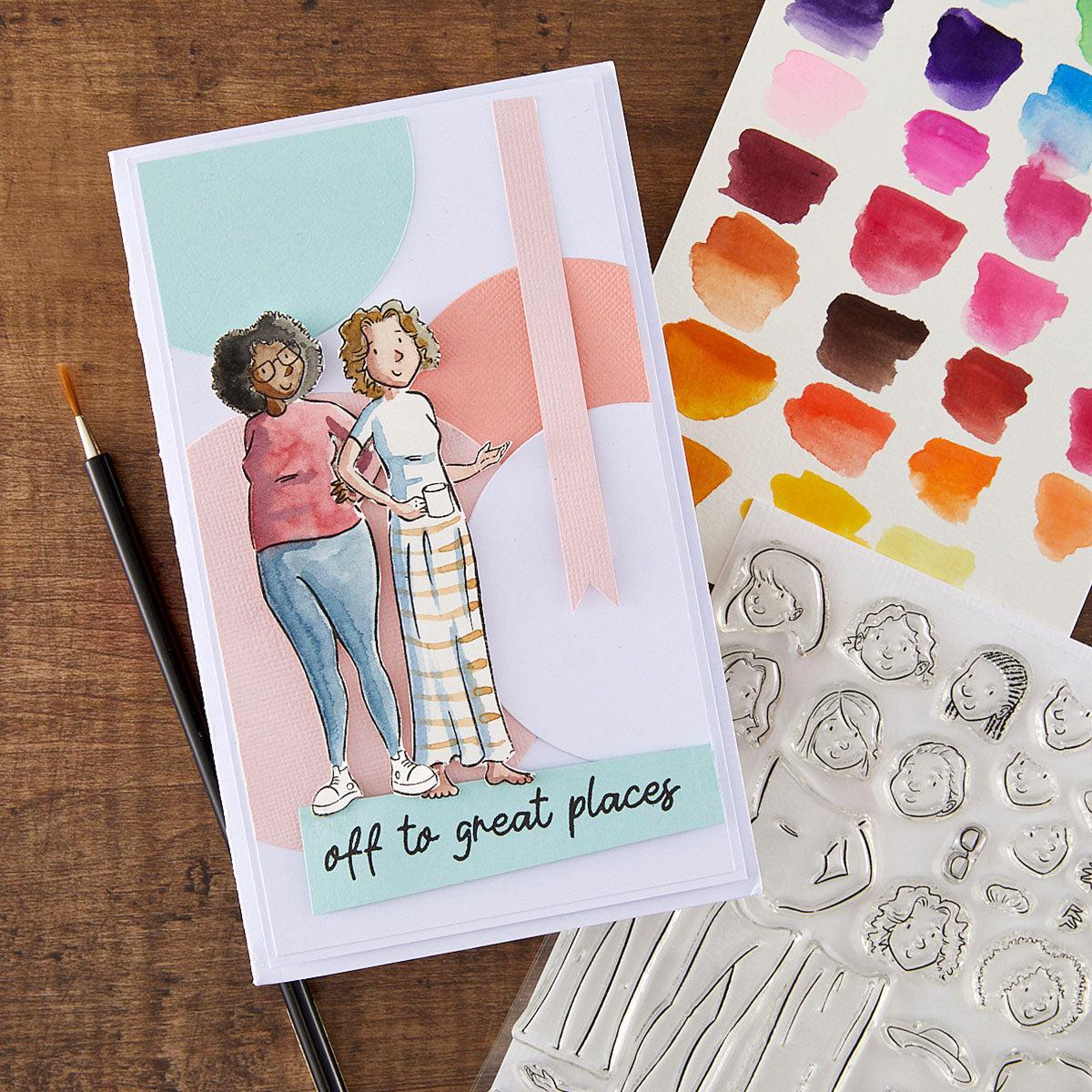Spellbinders - Storybook Illustrations Collection - Clear Stamps - Words for the Wild-ScrapbookPal