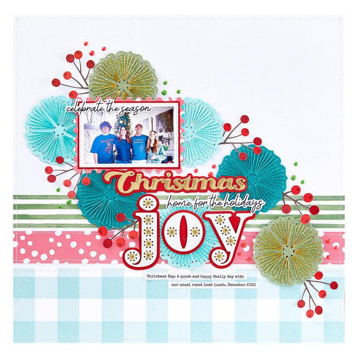 Spellbinders - Storytelling Collection - Press Plates &amp; Dies - Christmas Sentiments-ScrapbookPal