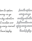 Spellbinders - Storytelling Collection - Press Plates & Dies - Wander Sentiments-ScrapbookPal
