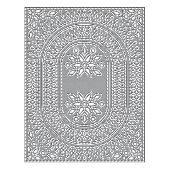 Spellbinders - Stylish Ovals Collection - Dies - Infinity Punch &amp; Pierce Plate-ScrapbookPal