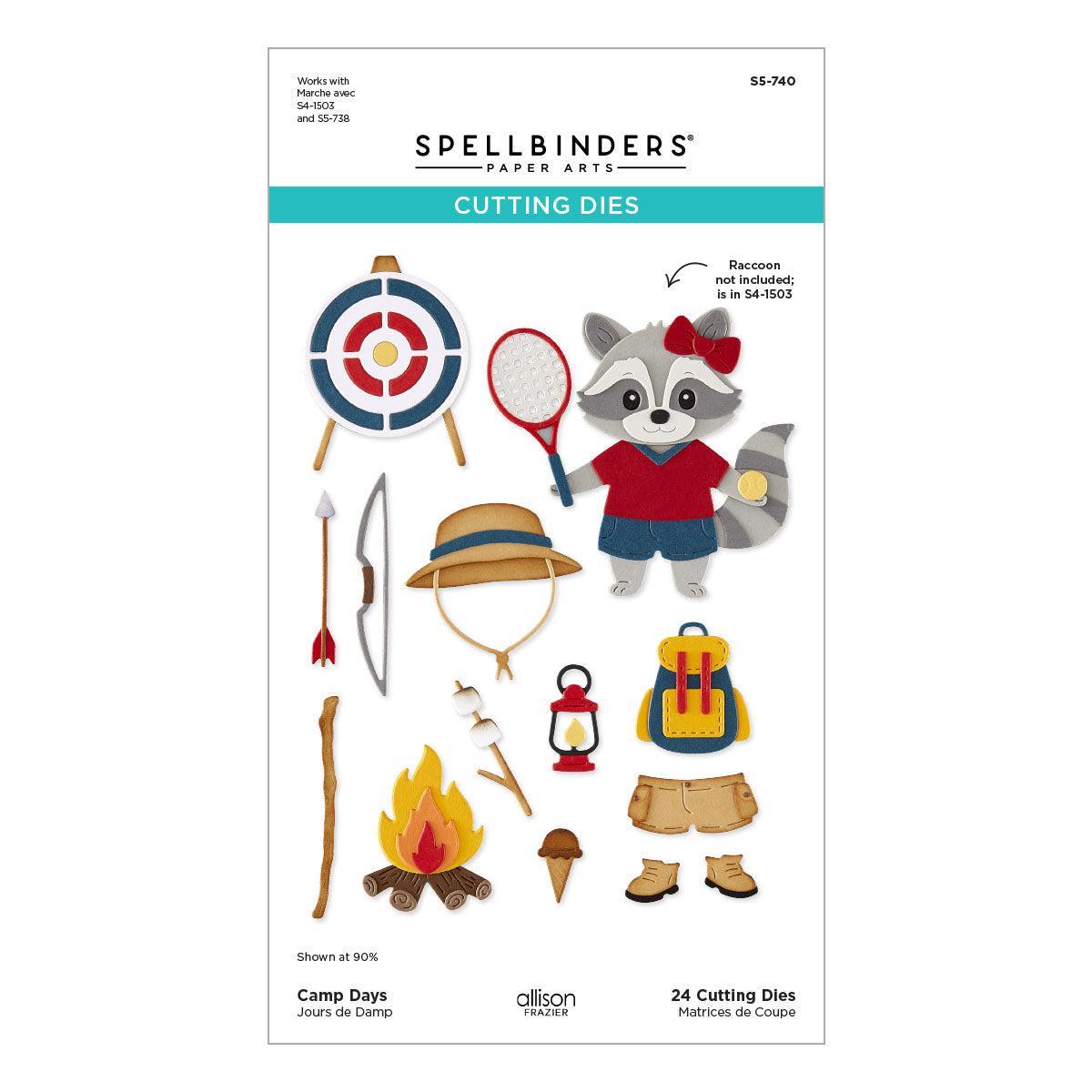 Spellbinders - Summer Camp Collection - Dies - Camp Days-ScrapbookPal