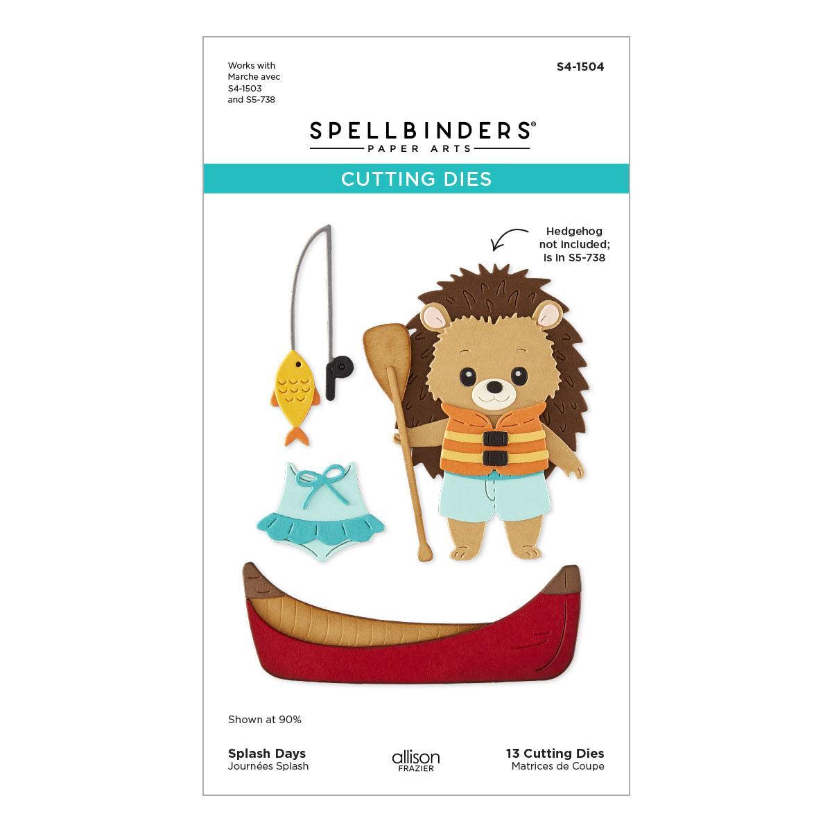 Spellbinders - Summer Camp Collection - Dies - Splash Days-ScrapbookPal