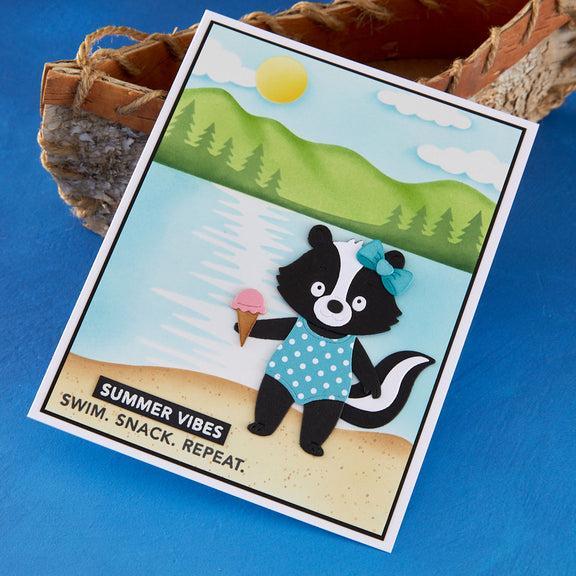 Spellbinders - Summer Camp Collection - Dies - Trailside Trio-ScrapbookPal