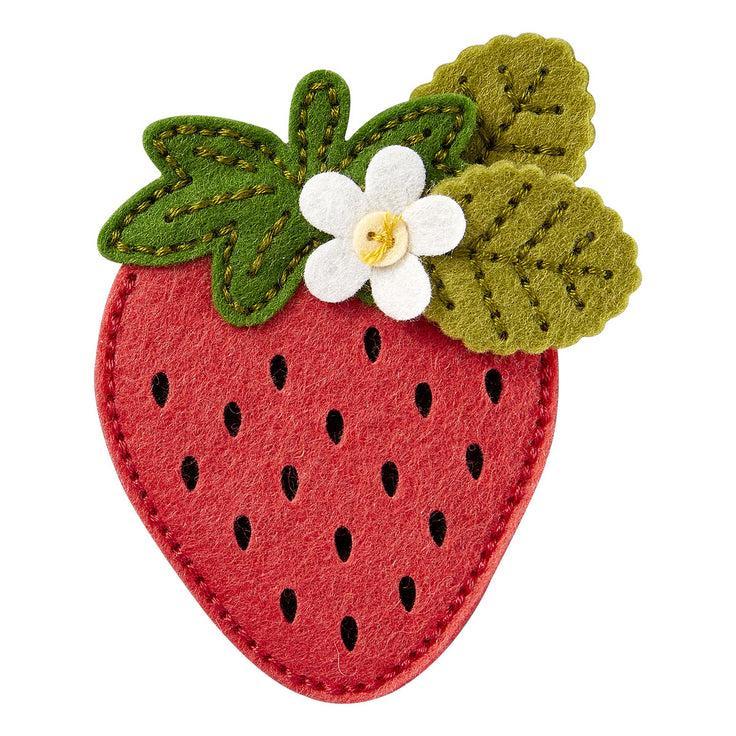 Spellbinders - Summer Felt Stitch &amp; Create Collection - Dies - Felt Berry Blossom-ScrapbookPal