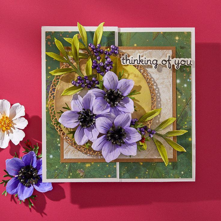 Spellbinders - Summer Solstice Garden Collection - Dies - Anemone-ScrapbookPal