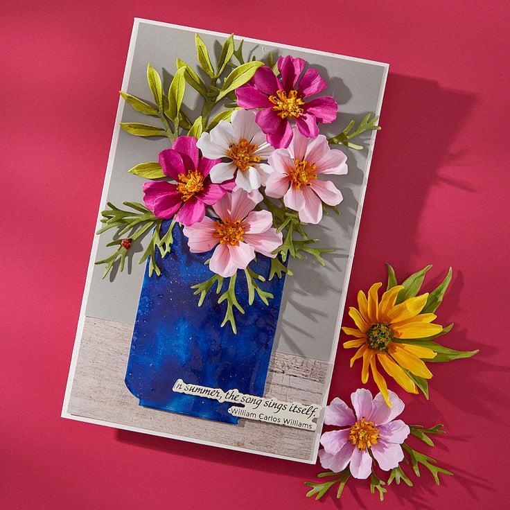 Spellbinders - Summer Solstice Garden Collection - Dies - Cosmos-ScrapbookPal
