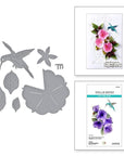 Spellbinders - Summer Solstice Garden Collection - Dies - Petunia and Hummingbird-ScrapbookPal