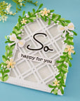 Spellbinders - Summertime Collection - Dies - Decorative Lattice-ScrapbookPal