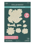 Spellbinders - Tabbed Classic Collection - 3D Embossing Folder & Dies - Thank You Bouquet-ScrapbookPal