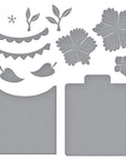Spellbinders - Tabbed Classic Collection - Dies - Essential Envelope Every Day Add-Ons-ScrapbookPal