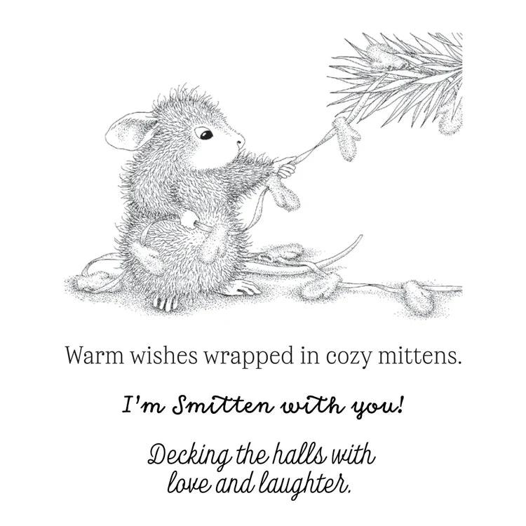 Spellbinders - Tangled Collection - Cling Stamps - Smitten with Mittens-ScrapbookPal