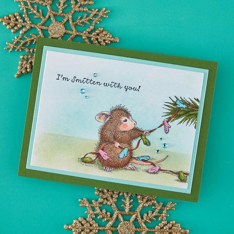 Spellbinders - Tangled Collection - Cling Stamps - Smitten with Mittens-ScrapbookPal
