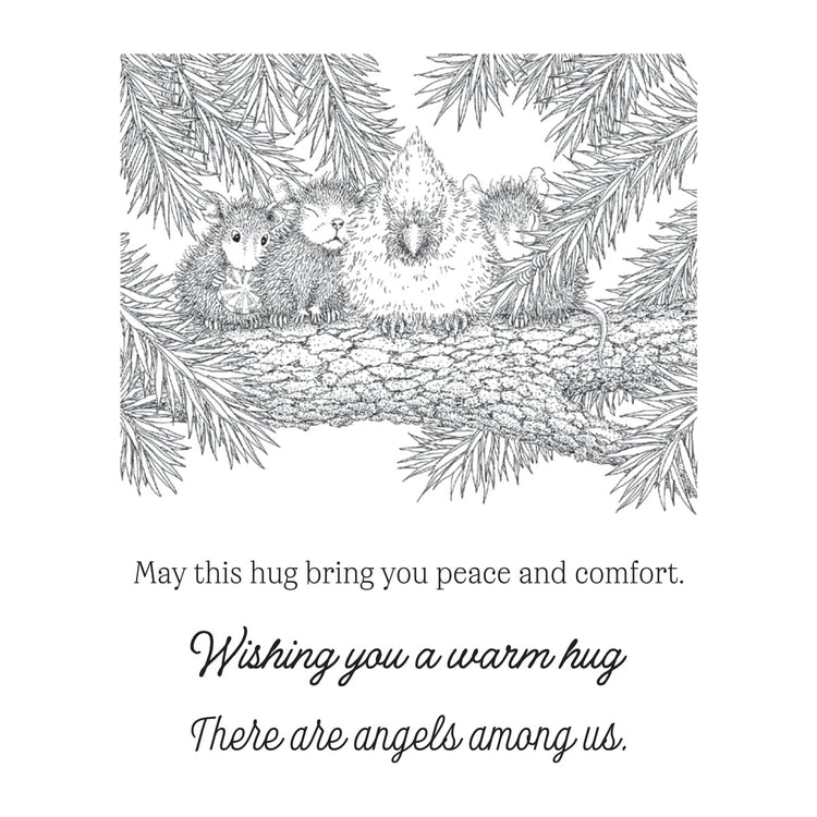 Spellbinders - Tangled Collection - Cling Stamps - Warm Hugs-ScrapbookPal