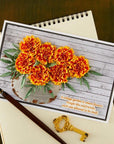 Spellbinders - The Cottage Garden Collection - Letterpress + Foil Plate & Dies - The Cottage Garden Sentiments-ScrapbookPal