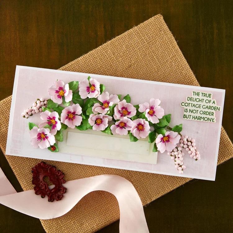 Spellbinders - The Cottage Garden Collection - Dies - Vinca-ScrapbookPal
