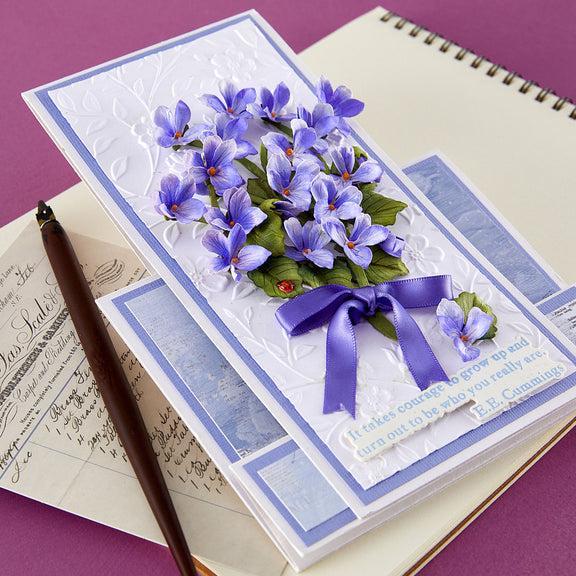 Spellbinders - The Poet's Garden Collection - Press Plate &amp; Dies - The Poet's Garden Sentiments-ScrapbookPal
