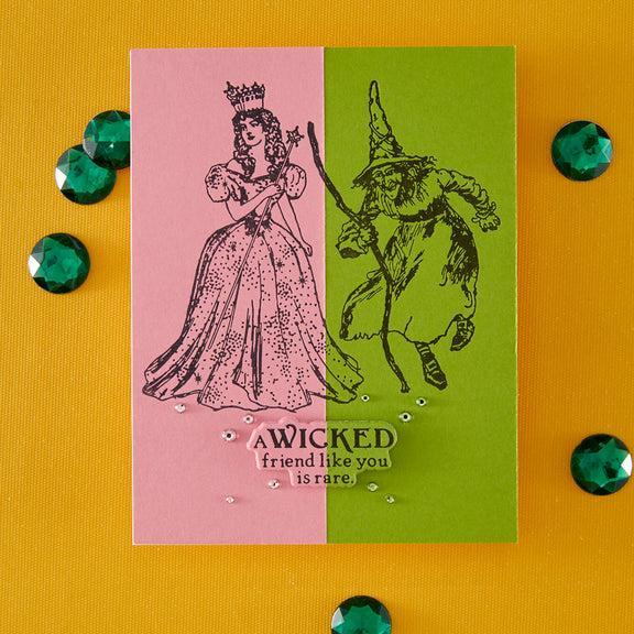 Spellbinders - The Wonder of Oz Collection - Press Plate & Dies - Wonder of Oz Sentiments-ScrapbookPal