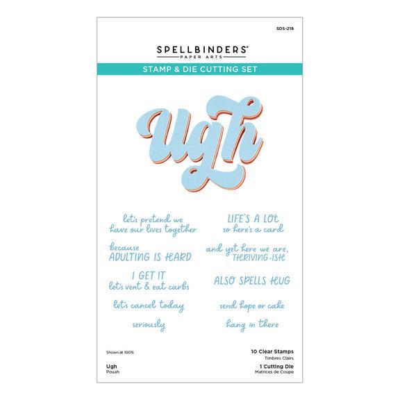 Spellbinders - This is Life Collection - Clear Stamps &amp; Dies - Ugh-ScrapbookPal