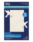 Spellbinders - Timeless Textures Collection - 3D Embossing Folder - Hummingbird Garden-ScrapbookPal