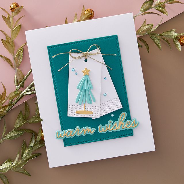 Spellbinders - Timeless Trees Collection - Dies - Whimsical Bottle Brush Trees-ScrapbookPal