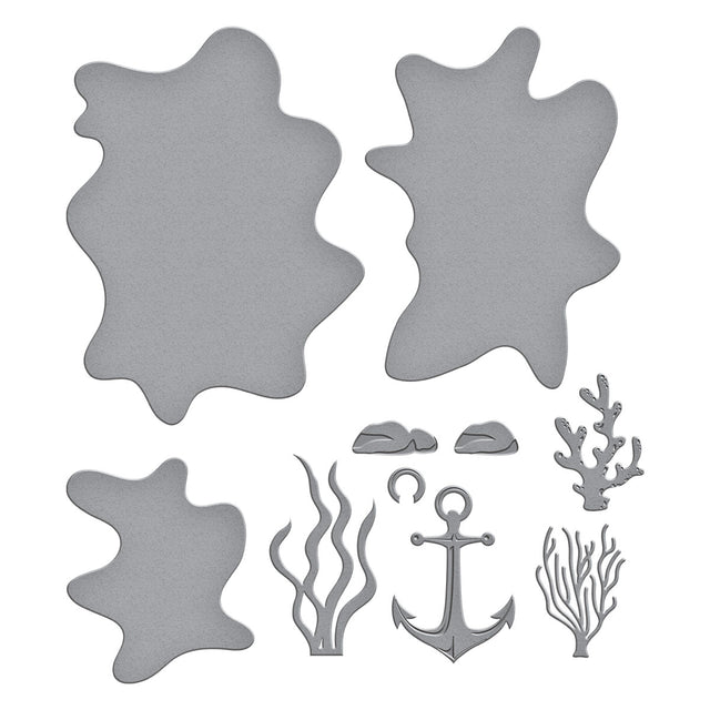 Spellbinders - Tunnel Scapes Collection - Dies - Underwater Tunnel-ScrapbookPal