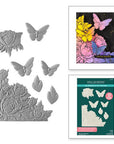 Spellbinders - Vivid Expressions Collection - 3D Emboss & Cut Folder - Blooming Butterflies-ScrapbookPal