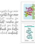 Spellbinders - Vivid Expressions Collection - Dies - Vivid Script Sentiments-ScrapbookPal