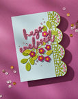 Spellbinders - Vivid Expressions Collection - Dies - Vivid Script Sentiments-ScrapbookPal