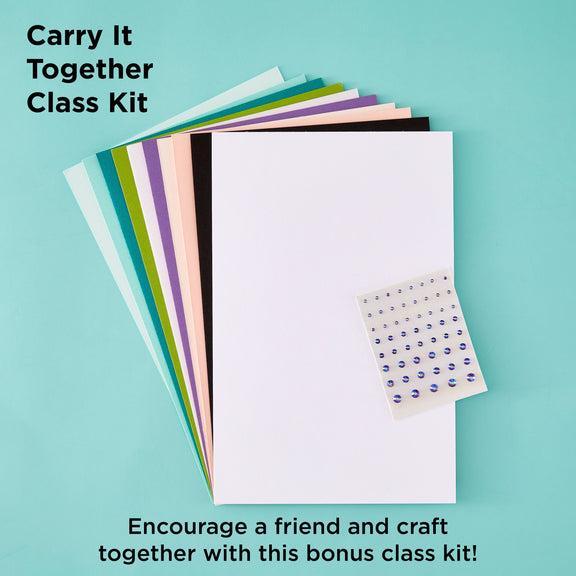 Spellbinders - We All Have Baggage Collection - Carry It Together Class Kit - Papers &amp; Embellisments-ScrapbookPal