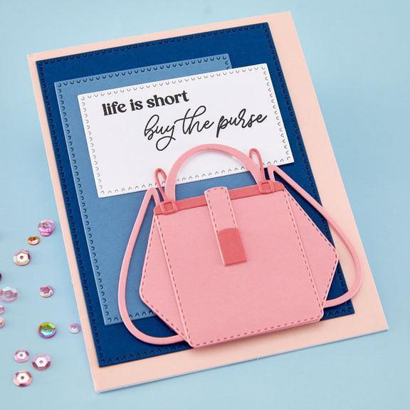 Spellbinders - We All Have Baggage Collection - Dies - Designer Purse-ScrapbookPal