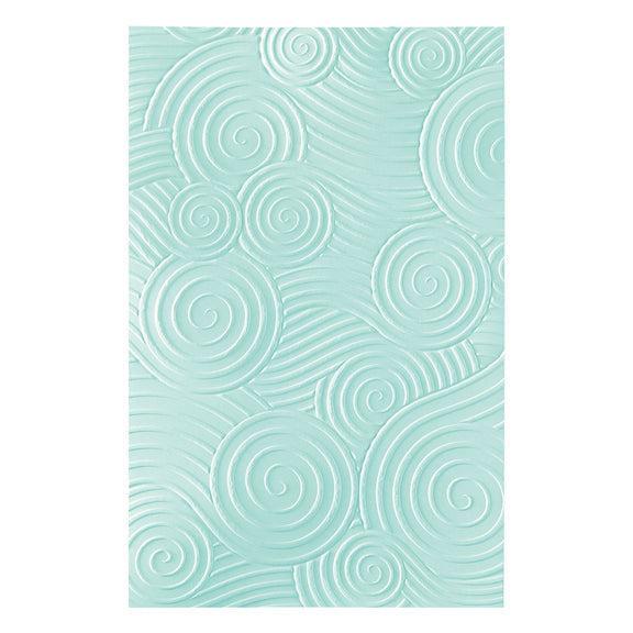 Spellbinders - Whimsical Village Collection - 3D Embossing Folder - Whimsical Skies-ScrapbookPal