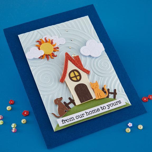 Spellbinders - Whimsical Village Collection - Clear Stamps - Whimsical Wishes-ScrapbookPal