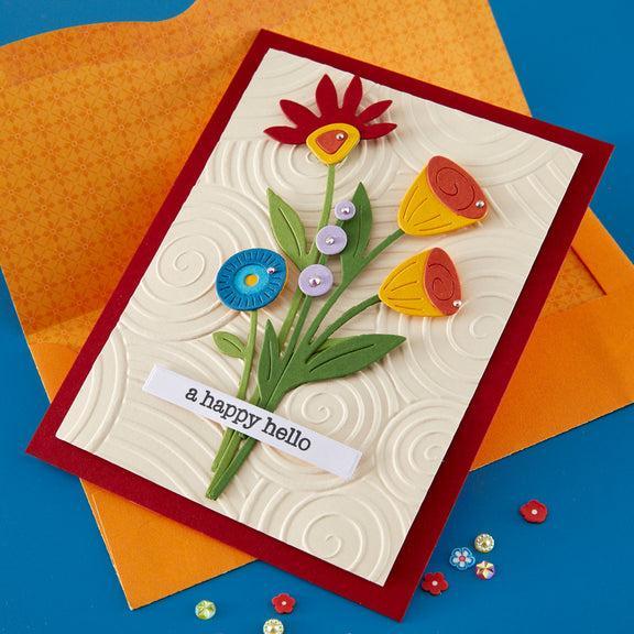 Spellbinders - Whimsical Village Collection - Dies - Whimsical Blooms-ScrapbookPal