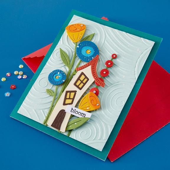 Spellbinders - Whimsical Village Collection - Dies - Whimsical Blooms-ScrapbookPal