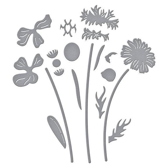 Spellbinders - Wildflowers Collection - Dies - Layered Wildflowers-ScrapbookPal