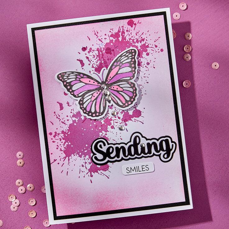 Spellbinders - Wildflowers Collection - Press Plates - Splatters-ScrapbookPal