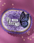 Spellbinders - Wildflowers Collection - Registration Press Plates & Dies - Butterfly Silhouettes-ScrapbookPal