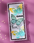 Spellbinders - Wildflowers Collection - Registration Press Plates & Dies - Butterfly Silhouettes-ScrapbookPal