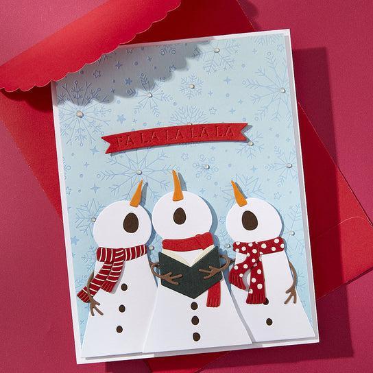 Spellbinders - Wonderland Collection - Dies - The Snow Notes-ScrapbookPal