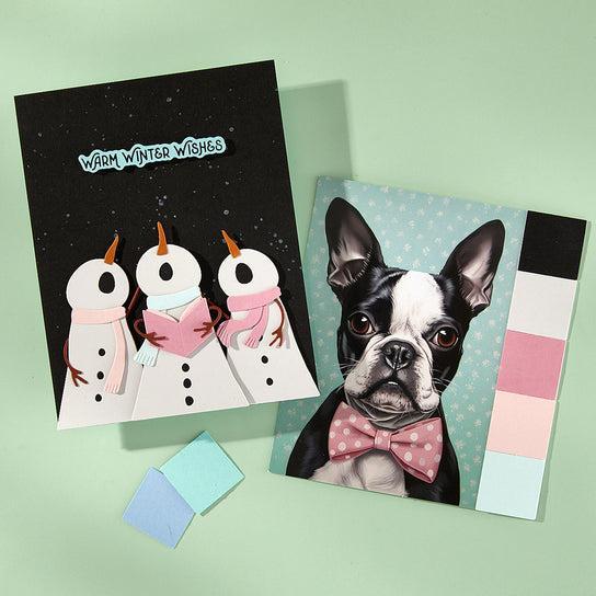 Spellbinders - Wonderland Collection - Dies - The Snow Notes-ScrapbookPal
