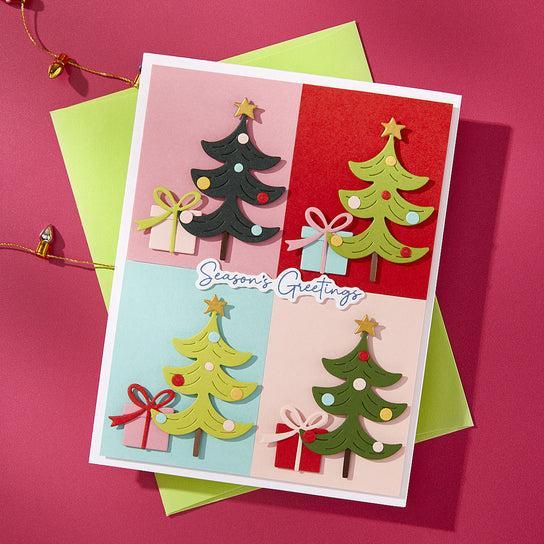 Spellbinders - Wonderland Collection - Press Plates &amp; Dies - Merry Messages-ScrapbookPal