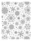 Spellbinders - Wonderland Collection - Press Plates - Snowfall Shimmer-ScrapbookPal