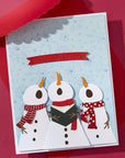 Spellbinders - Wonderland Collection - Press Plates - Snowfall Shimmer-ScrapbookPal
