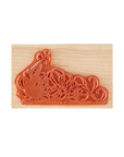 Spellbinders - Wood Mount Stamps - House-Mouse Party Streamers-ScrapbookPal