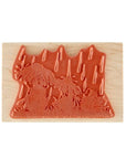Spellbinders - Wood Mount Stamps - House-Mouse Spring Rain-ScrapbookPal