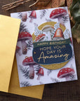Spellbinders - Woodland Tales Collection - Gems - Woodland Tales Gold-Flecked-ScrapbookPal